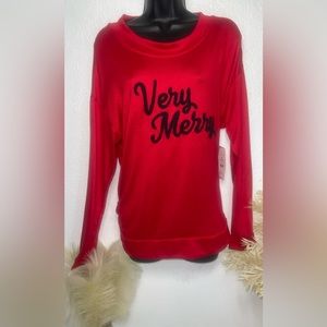 Secret Treasure size Large Christmas PJS new with tag red logo Christmas letter.